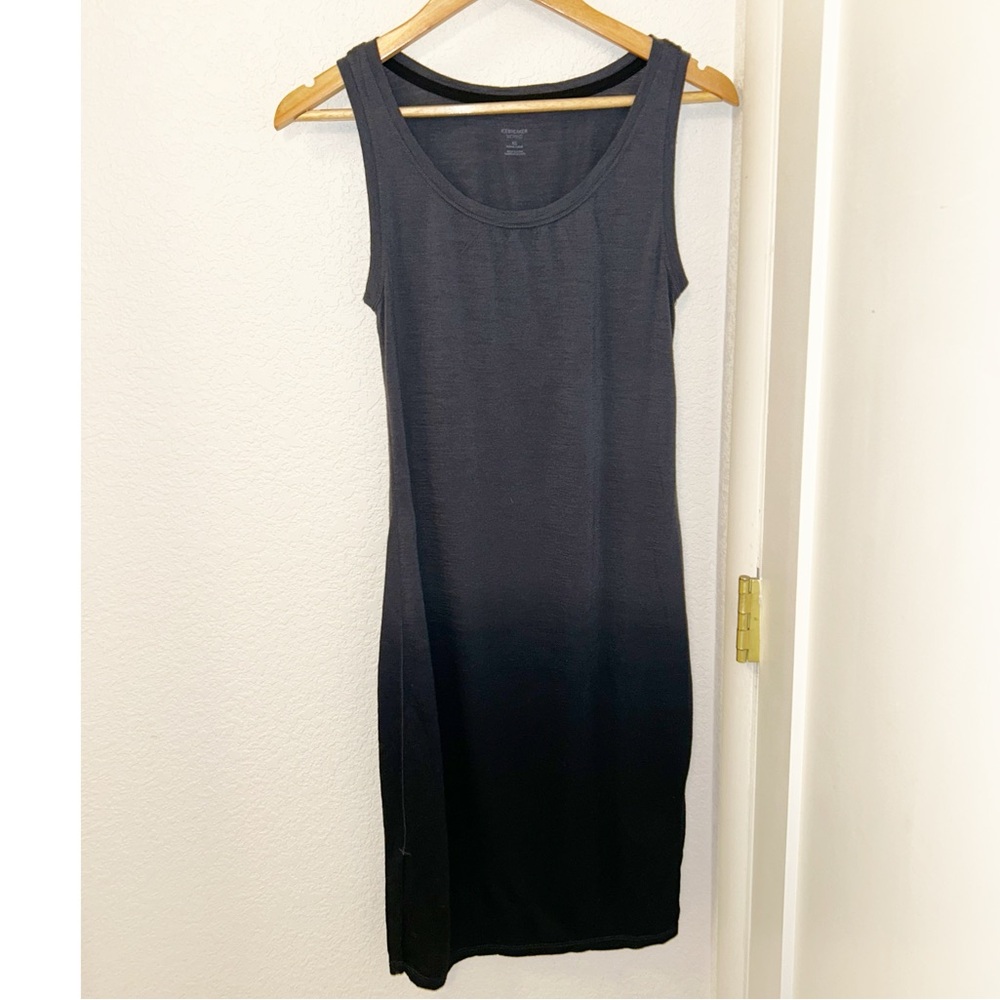 ICEBREAKER The Merino featherweight 💯 Merino Wool Mini Dress in Ombré NAVY SZ:XS